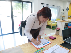 ลงทะเบียนทดสอบความรู้ก่อน และหลังการฝึกอบรม
