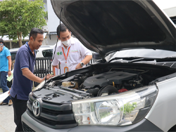 ปฏิบัติการณ์ตรวจสอบและเตรียมความพร้อมของยานพาหนะก่อนการเดินทาง
