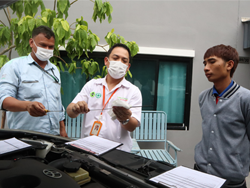 การตรวจสอบระบบหล่อลื่น และของเหลวภายในรถยนต์