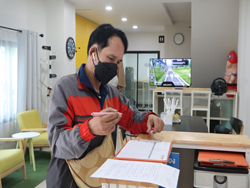 ลงทะเบียนรับเอกสารประกอบการฝึกอบรม