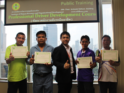 หลักสูตรพัฒนาพนักงานขับรถมืออาชีพ Professional Driver Development Course