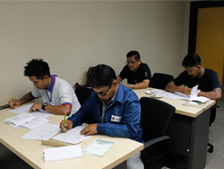 ลงทะเบียนทดสอบความรู้ก่อนการฝึกอบรม