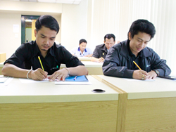 ลงทะเบียนทดสอบความรู้ก่อนการฝึกอบรม