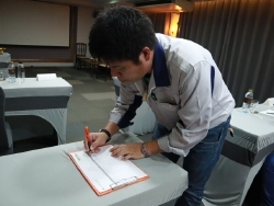 ลงทะเบียนรับเอกสารประกอบการฝึกอบรม