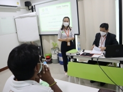 กล่าวต้อนรับพร้อมแนะนำสถานที่ฝึกอบรม และกิจกรรม