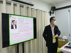 กล่าวต้อนรับพร้อมแนะนำสถานที่และกิจกรรมฝึกอบรม