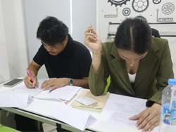 ทดสอบความรู้ก่อน และหลังการฝึกอบรม