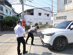 การตรวจสอบความปลอดภัยรอบตัวรถ