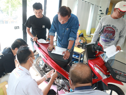 การตรวจสอบและเตรียมความพร้อมของยานพาหนะ