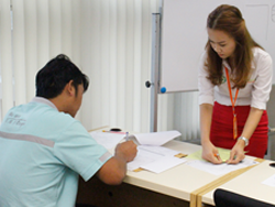 ลงทะเบียนรับเอกสารประกอบการฝึกอบรม