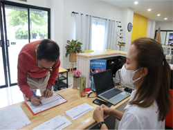 ลงทะเบียนทดสอบความรู้ก่อน และหลังการฝึกอบรม