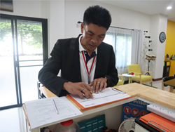 ลงทะเบียนรับเอกสารประกอบการฝึกอบรม