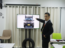 การตรวจสอบความปลอดภัยรอบตัวรถด้วยกระบวนการ KYT