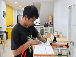 ลงทะเบียนรับเอกสารประกอบการฝึกอบรม