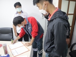 ลงทะเบียน ทดสอบความรู้ ก่อน และหลังการฝึกอบรม		