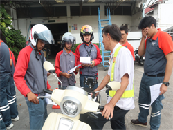 การตรวจสอบ และการเตรียมความพร้อมของยานพาหนะ