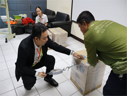 การผูกรัดวัสดุด้วยพลาสติกยืด และความสามารถในการรับแรง