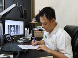 ลงทะเบียนรับเอกสารประกอบการฝึกอบรม