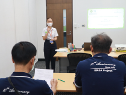 กล่าวต้อนรับพร้อมแนะนำวิทยากร และกิจกรรมฝึกอบรม