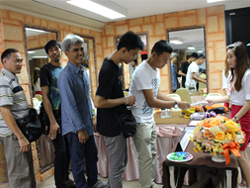 ลงทะเบียนรับเอกสารประกอบการฝึกอบรม