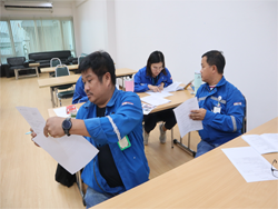 ทดสอบความรู้ก่อน และหลังการฝึกอบรม