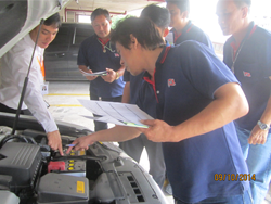 กิจกกรม Work Shop การตรวจสอบและบำรุงรักษารถยนต์เบื้องต้น