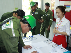 ลงทะเบียนรับเอกสารประกอบการฝึกอบรม