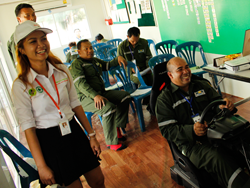 ฝึก และทดสอบปฏิกริยาการตอบสนองในสถ่านการณ์ฉุกเฉิน