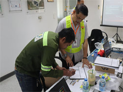 ลงทะเบียนรับเอกสารประกอบการฝึกอบรม