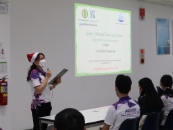 ผู้แทนหน่วยงานกล่าวต้อนรับพร้อมแนะนำวิทยากร และกิจกรรมฝึกอบรม