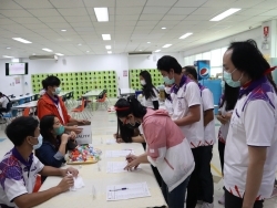 ลงทะเบียนรับเอกสารประกอบการฝึกอบรม 