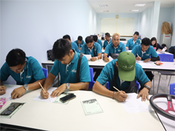 ทดสอบความรู้ก่อน และหลังการฝึกอบรม