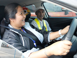 ฝึก และประเมินทักษะการขับรถเชิงป้องกันอุบัติเหตุบนการจราจรจริง On Road Evaluate