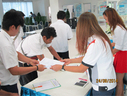 ลงทะเบียนรับเอกสารก่อนการฝึกอบรม