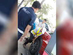 การถอดเปลี่ยนล้อในสถานการณ์ฉุกเฉิน