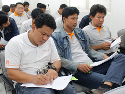 ทดสอบความรู้ก่อน และหลังการฝึกอบรม