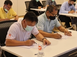 ทดสอบความรู้ก่อน และหลังการฝึกอบรม Theory Test