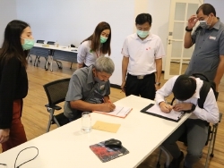 ลงทะเบียนรับเอกสารประกอบการฝึกอบรม Training Register