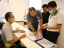 ลงทะเบียนรับเอกสารประกอบการฝึกอบรม
