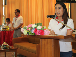กล่าวขอบคุณวิทยากร และทีมงานพร้อมปิดการฝึกอบรม