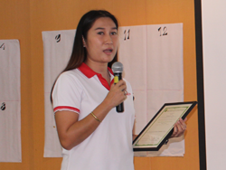 ผู้บริหารกล่าวขอบคุณวิทยากร และทีมงาน พร้อมปิดการฝึกอบรม