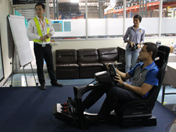 ทดสอบปฏิกริยาการตอบสนองในสถานการณ์ฉุกเฉินด้วยเครื่อง Simulator