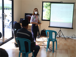 กล่าวต้อนรับพร้อมแนะนำวิทยากร และกิจกรรมฝึกอบรม