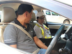 ฝึก และประเมินทักษะการขับรถเชิงป้องกันอุบัติเหตุบนถนนจริง On Road Evaluate with Instructor