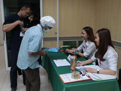 ลงทะเบียนรับเอกสารประกอบการฝึกอบรม