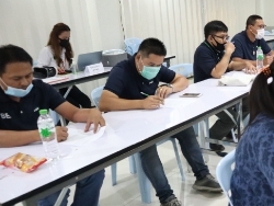 ทดสอบความรู้ก่อน และหลังการฝึกอบรม