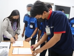 ลงทะเบียนรับเอกสารประกอบการฝึกอบรม		