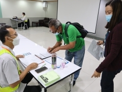 ลงทะเบียนรับเอกสารประกอบการฝึกอบรม