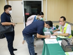 ลงทะเบียนรับเอกสารประกอบการฝึกอบรม