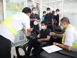 ฝึกและทดสอบทักษะการบังคับควบคุมพวงมาลัย